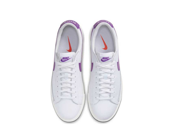 Nike Blazer Low Leather White / Voltage Purple - Sail CI6377-103