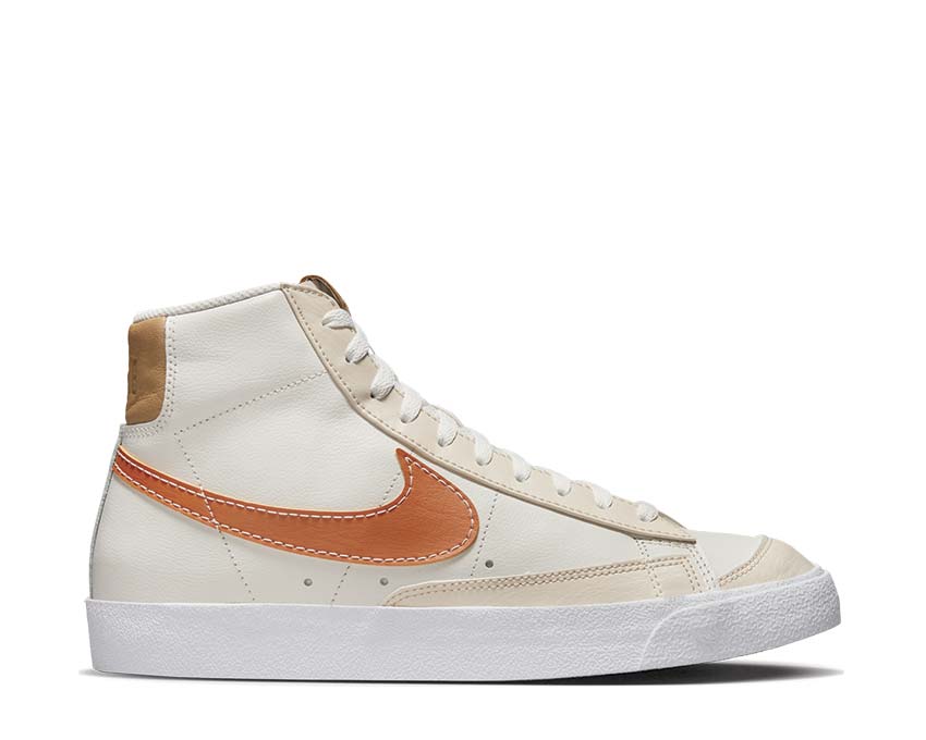 Nike Blazer Mid '77 EMB Phantom / Hot Curry - Pearl White DQ7674-001