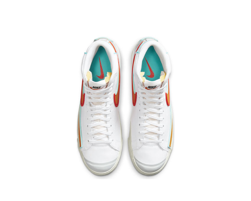 Nike Blazer Mid '77 Infinite White / Kumquat - Aurora Green DA7233-100