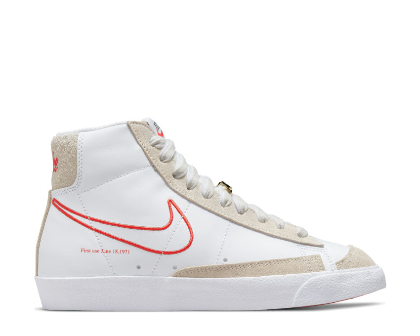 Nike Blazer Mid '77 SE White / Orange - Summit White - Sail DH6757-100