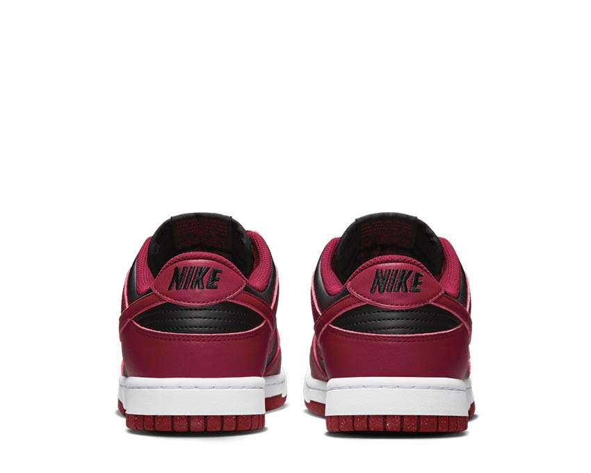nike dunk low next nature black team red 4 white dn1431 002