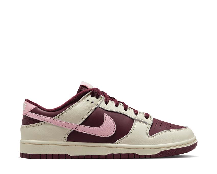 Nike Dunk Low Retro PRM Pale Ivory / Med Soft Pink - Night Maroon DR9705-100