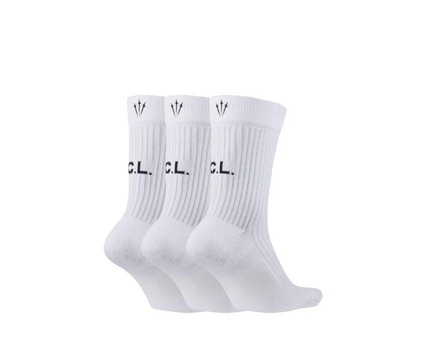 Nike Nocta Crew Socks White / Black DD9240-100