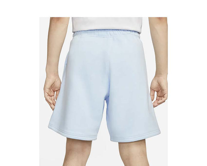 nike nrg soloswoosh fleece shorts celestine blue 2 white dv3055 441