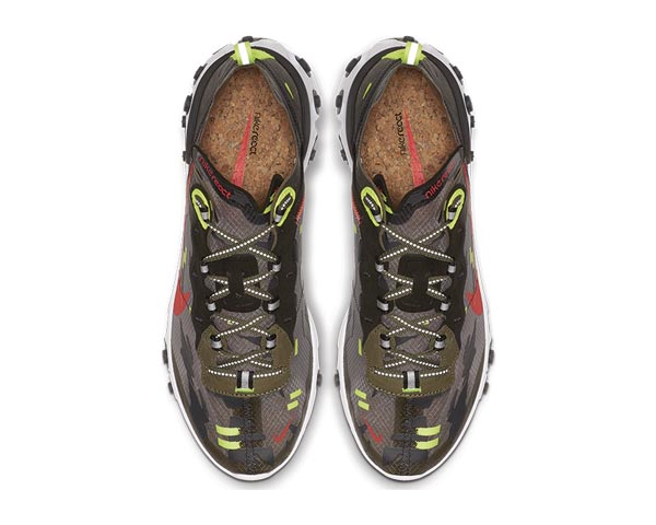 Nike React Element 87 Medium Olive Bright Crimson Black Volt CJ4988-200