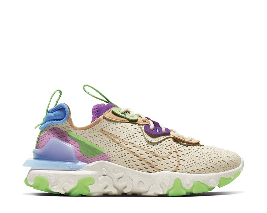 Nike React Vision Fossil / Vachetta Tan - Vivid Purple CI7523-200