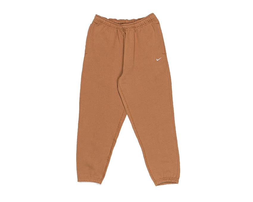 nike gray Soloswoosh Pant Ale Brown / White CW5460-270