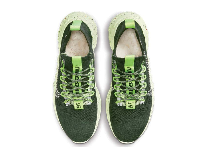 Nike Space Hippie 01 Carbon Green / White - Electric Green DJ3056-300 