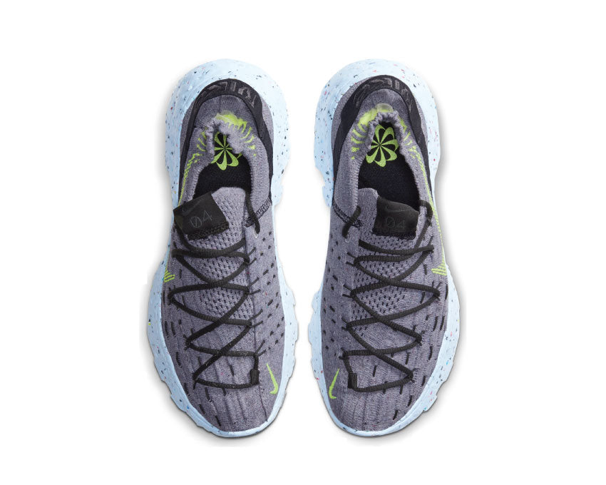 Nike W Space Hippie 04 Grey / Volt - Black - DK Smoke Grey CD3476-001