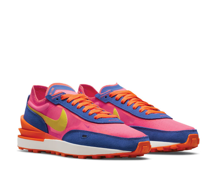 Nike Waffle One Racer Blue / Bright Citron - Hyper Pink DC2533-400