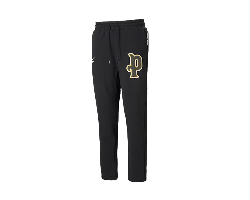 Puma Team Letterman Sweatpants Black 534308 01