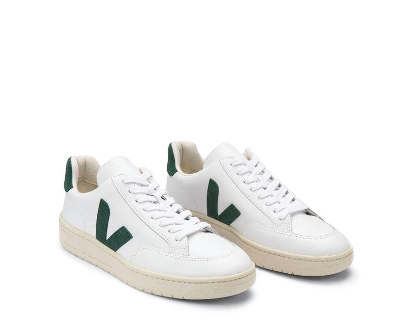 veja shoe V-12 Leather White / Cyprus XD0202336B